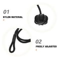 thumbnail image 3 of LEORX 2Sets Car Trunk Boot Straps for Trunk Organization Black Adjustable Bungee Cords with Hooks, 3 of 8