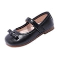 thumbnail image 3 of Rvasteizo Girls Flats Solid Bow Classic Style Casual Princess Summer Shoes, 3 of 5