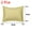 Gold, variant on Unique Bargains 2pk Toddler Pillow Shams 1800 Microfiber Pillow Cases 12" x 16"
