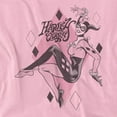thumbnail image 2 of DC Harley Quinn Women's T Shirt, Pink, Large, 2 of 6