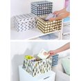thumbnail image 5 of Cesta de almacenamiento plegable de gran capacidad con forma de ballena, con asa en forma de cubo, compartimento de tela de algodón con tapas (estilo 2), 5 of 5