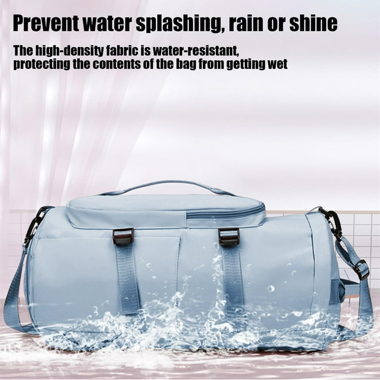 Luxcidy Gym Bag with Shoes Compartment, Large Gym Bag for Men