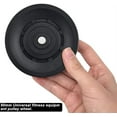 thumbnail image 4 of BUZIFU  2Pcs Gym Pulley Wheel 90mm Pulley Wheel Universal Bearing Pulley Wheel Wearproof Cable Gym Equipment Part Replacement Gym Equipment Part for Gym Fitness Equipment Cable Machine- Black, 4 of 7