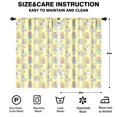 thumbnail image 2 of Blackout Kids Curtains,Yellow Princess Unicorn Pattern Childrens Insulated Curtains Set Of 2,Bedroom Essentials,Toddler Room Decor 52"x84", 2 of 5