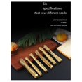 thumbnail image 5 of 6 Piece Food Tweezers Set, Food and Bread Tweezers, Buffet Grill and Barbecue Tweezers, Kitchen Accessories Gold, 5 of 5