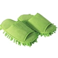 thumbnail image 2 of Jumpingount 1 par de zapatillas para hombre y mujer, zapatillas de limpieza de suelo para dormitorio, cocina, zapatillas absorbentes de agua, Calzado Verde, 2 of 6