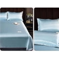 thumbnail image 4 of Juego de sábanas de seda de hielo de verano de 3 sábanas de seda de hielo de verano (1,5 m azul) JAMW Sencillez, 4 of 4