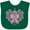 Green, variant on Inktastic Breast Cancer Cool Wings Boys or Girls Baby Bib