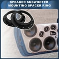 thumbnail image 2 of Anillo espaciador de altavoz Unique Bargains Adaptador de espaciador de altavoz tweeter para Volkswagen Transporter T5, 2 of 7