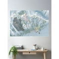 thumbnail image 2 of Jackson Hole Mountain Resort Trail Map Poster Wall Art, Modern Wall Decor, 12x18 UNFRAMED, 2 of 3