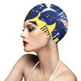 thumbnail image 1 of Adult Silicone Swim Cap with Ear for Training and Recreational Pool Swimming, 1 of 2