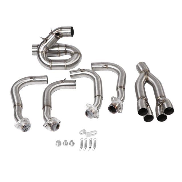 Tubo de escape para motocicleta sistema completo de ventilación enlace frontal ANGGREK Otros