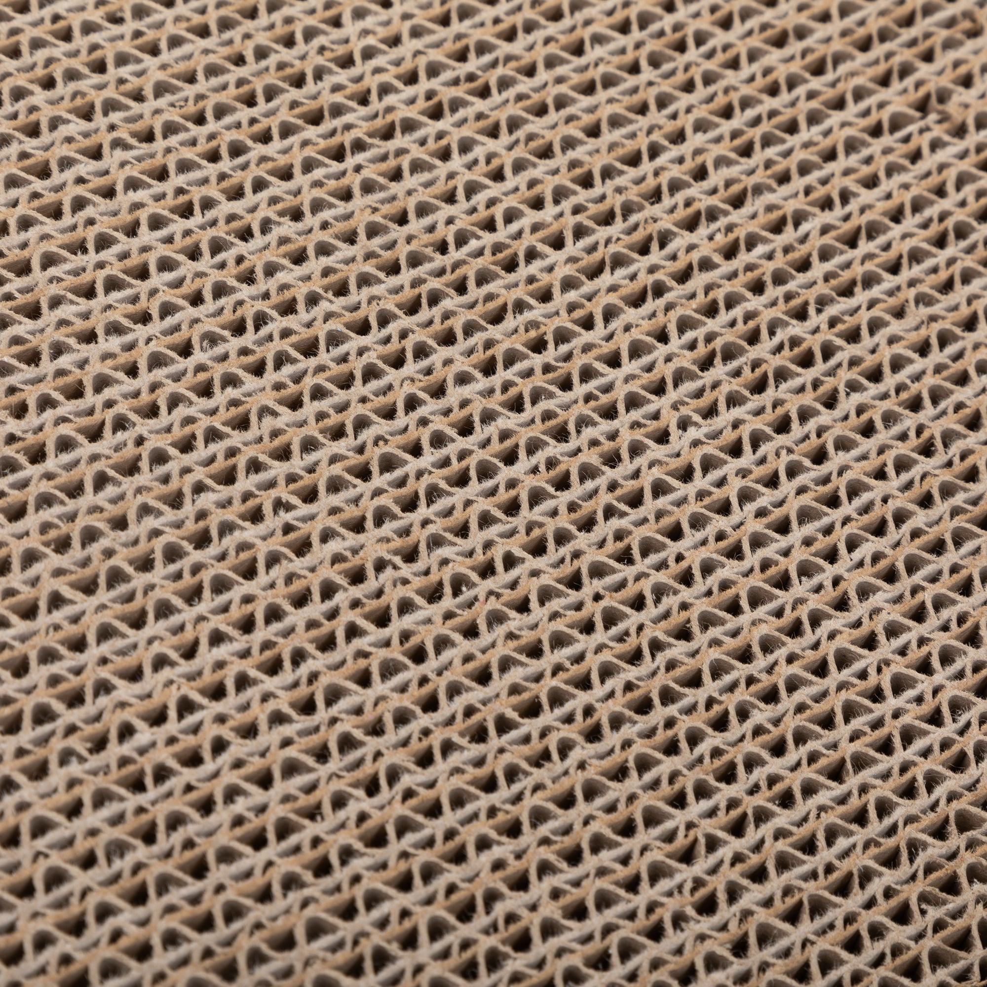 resenkos 29.5" Cat Scratching Pads Board, Cat Scratcher Lounge Reversible Infinity Scratch Made from Recycled Corrugated Cardboard, Yellow