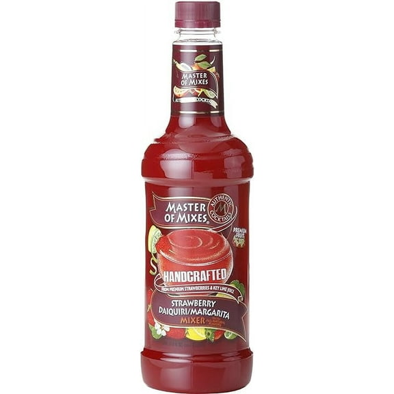 Master of Mixes Strawberry Daiquiri Mix, 33.8 OZ (Pack of 6)