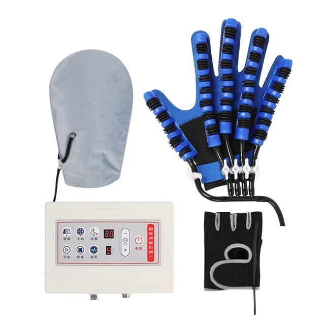 Gants Robots Hémiplégie Infarctus Cérébral Équipement d'Entraînement Exercice des Doigts Dispositifs de Récupération Réhabilitation AVC, Pratique et Portable