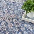 thumbnail image 6 of Nourison Home Machine Washable Series 1 Persian Navy Ivory 6' x 9' Area Rug (6x9), 6 of 10