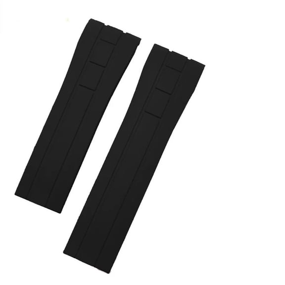 Silicone Watch Strap Fit For Citizen Arc Mouth Rubber Waterproof Black Watchband Accessories 22mm