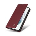 thumbnail image 4 of Allytech Wallet Case for Samsung Galaxy S22+ 5G 6.6 inch,Premium PU Leather Hidden Magnetic Closure Folio Flip Card Slots Cash Pocket Kickstand Wallet Shockproof Phone Case,Winered, 4 of 11