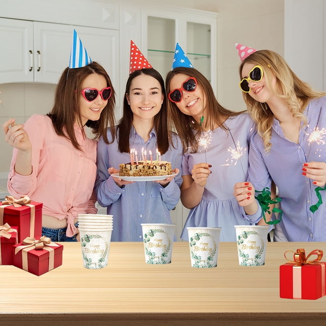 pstuiky Suministros para fiestas con aspecto pintado de Papá Noel tema navideño suaves y agradables para la piel 20 paquetes de pañuelos desechables