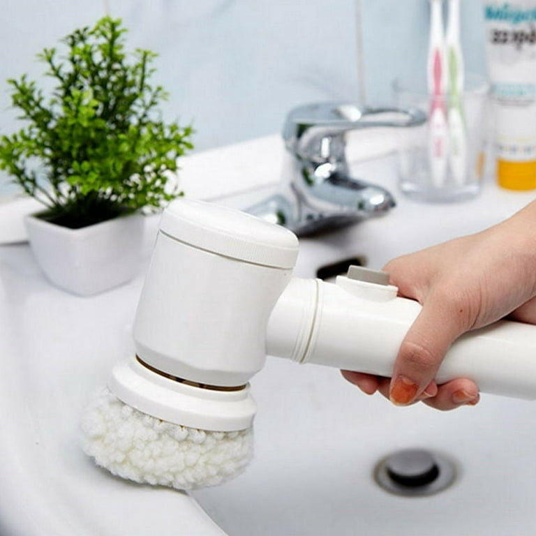 Handheld Bathtub Brush Kitchen Bathroom Sink Cleaner 3 Brushs Head  Efficient Cleaning Brushes Toilet Tub Electric Turbo Scrub - AliExpress