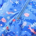 thumbnail image 5 of LAPAKIDS Toddler Baby Boy Bathing Suit 1-Piece Swimsuit Long Sleeve Zipper Rash Guard Swimwear 18-24 Months, 5 of 7