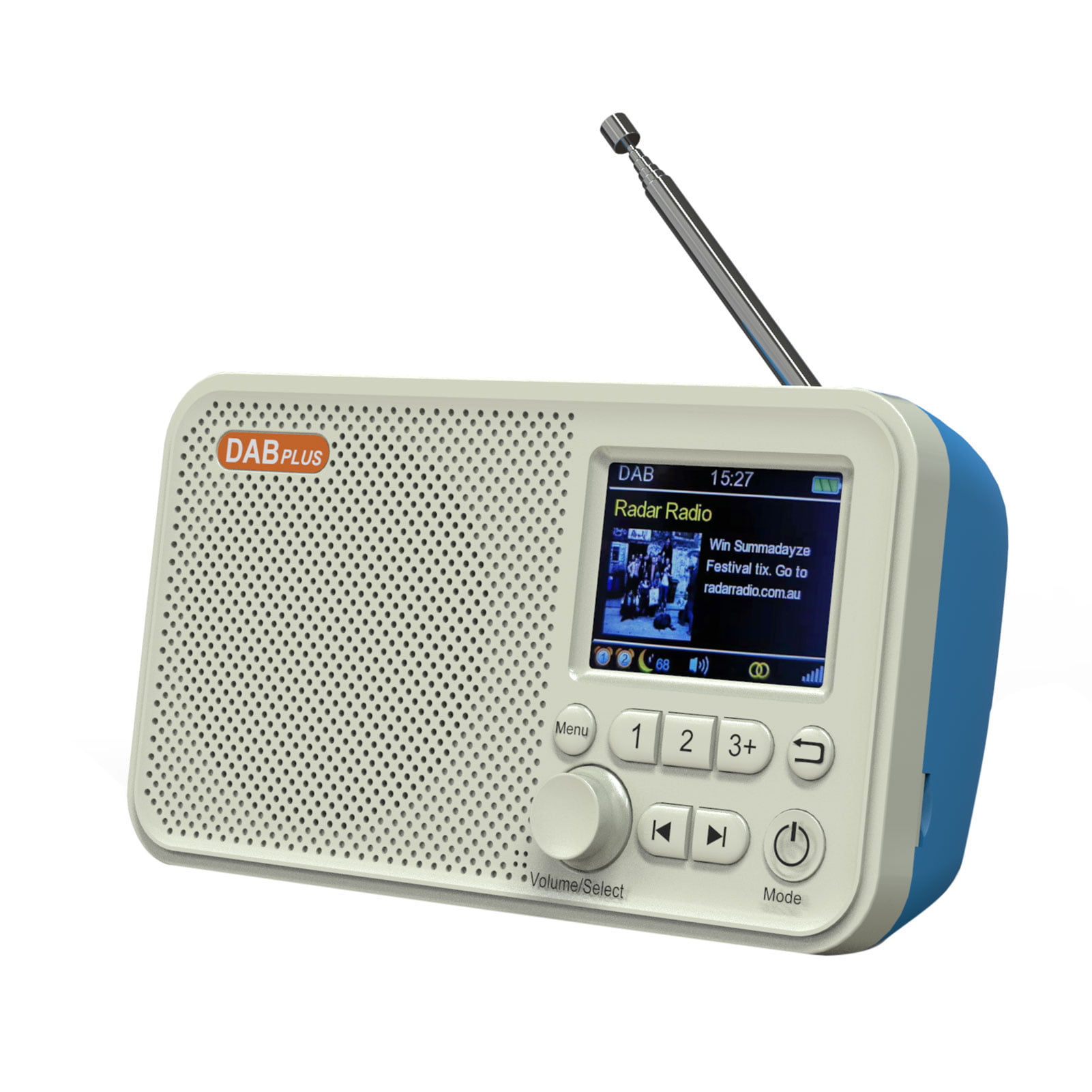 Tragbares DAB Radio Digitalradio FM Akku Bluetooth5.0 Musik Player LCD Display 