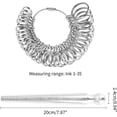 thumbnail image 4 of Ring Size Measuring Tool Set with Ring Mandrel Size 1-35 Metal Ring Size Set and Ring Size Adjuster for Loose Rings Accmor Ring Size Set, 4 of 5