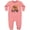 Mauve, variant on My Grammy Loves Me Bear Grandchild Baby Fleece Romper