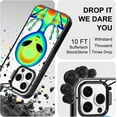 thumbnail image 5 of Case for iPhone 13 Pro, [10ft 4X Military-Grade Drop Protection] Durable & Shockproof Phone Case Cover Design for iPhone 13 Pro - Alien Piece - Clear Black, 5 of 6