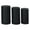Black, variant on Mornei 3 Pieces Cylinder Pedestal Stands Slipcovers,Cylinder Plinth Stand Covers Plinth Black