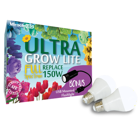 

Miracle LED Growth Starter MAX Blue LED Grow Light 2-Pack 604383