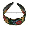 thumbnail image 4 of 1 Pc Diadema Clásica de Bordado Bohemio para Mujeres y Niñas de 1.97" de Ancho Negra, 4 of 6