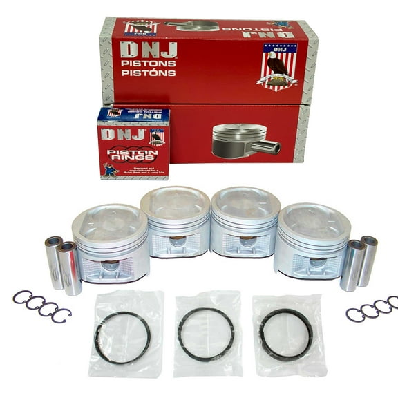DNJ PRK708 Piston and Ring Kit Fits Cars & Trucks 1995-1996 Subaru Impreza 2.2L H4 SOHC 16V