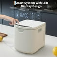 thumbnail image 3 of Danolapsi 2.5L Electric Composter Countertop, 3 Modes Kitchen Smart Compost Bin with Auto Cleaning, LED Display, Turns Kitchen Waste into Dry Manure, Low Noise Food Waste Compost Machine, 3 of 7