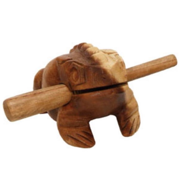 Rhythm Band Instruments RBFR5 5 Wood Frog Guiro-Tone Block