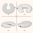 thumbnail image 7 of Dream On Me Beeboo Nursing Pillow and Positioner, Breastfeeding and Bottlefeeding Pillow, Removable and Washable Pillow Cover, Soft and Breathable Fabric in Blue, 7 of 7