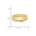 thumbnail image 4 of 10K Yellow Gold Ring Band Wedding Milgrain Comfort, 4 of 4