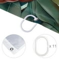 thumbnail image 4 of Juego de cortinas de baño impermeables Koala con ganchos: cortinas estampadas para una decoración elegante., 4 of 6