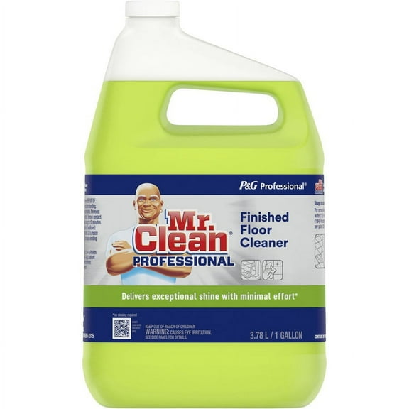 Mr. Clean Floor Cleaner - Liquid - 128 fl oz (4 quart) - 1 Each - Yellow | Bundle of 5 Each