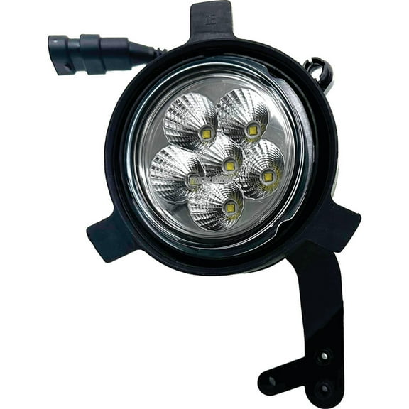 Tiger Lights 12V LED Small Round Headlight TL8630 For John Deere 6105M Flood Off-Road Light