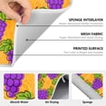 thumbnail image 3 of Ryvnso Grapes Hand Drawn Dish Drying Mat for Kitchen Countertop 16x18 Small Dish Pad Drainer Rack Dish Sink Mats, 3 of 7