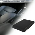 thumbnail image 2 of Unique Bargains Car Center Console Cover Center Console Cushion 12.6"x7.87"x1.97" Black Nappa Leather Memory Foam, 2 of 7