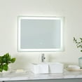 thumbnail image 2 of DecMode 32" x 24" Silver LED Mirror, 2 of 10