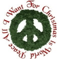 thumbnail image 3 of CafePress - Christmas World Peace White T Shirt - Men's White Classic Cotton T-Shirts, 3 of 4