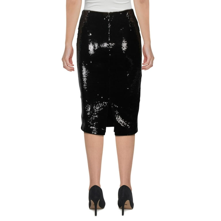 Lauren Ralph Lauren Womens Sequins Pencil Skirt Black XS - Walmart.com