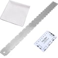 thumbnail image 4 of Mosiee Guitar Neck Notched String Pitch Ruler Gauge With Cloth Fret Ruler Luthier Tools Diy Guitar Luthiers Tools Guitars Accessories, 4 of 9