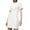 DT-White, variant on DailyTrove Women's Short Sleeve Sheath Dress-Crew Neck-Knee-Length-Stretch Fabric-for Work/Daytime Event-Slim Fit