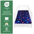 thumbnail image 7 of Todays Kids 1-Pack Dinosaurs Fitted Crib Sheet - Soft Crib Mattress Sheet, Easy Care Machine Wash Fabric - Fade Resistant Toddler Mattress Sheets w/ 360 Elastic Bands - Fits 28x52 Toddler Mattresses, 7 of 7