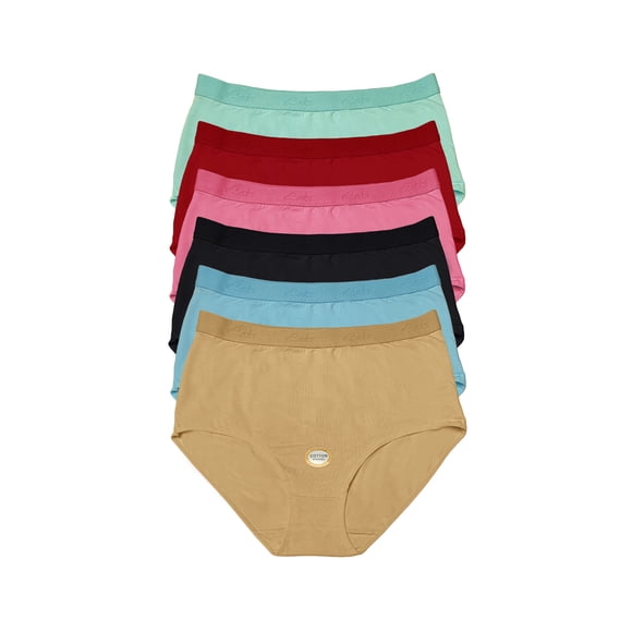 Paquete de 6 Pantaletas a La Cintura TALLAS EXTRAS Tatys Fashion Pack Incluye 6 Diferentes Colores Tatys Fashion 20000