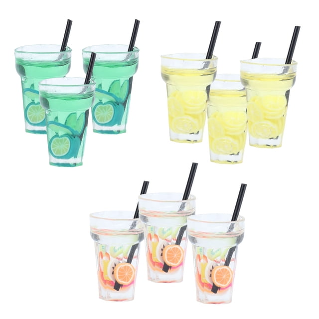 Tazas De Bebidas En Miniatura Para Casas De Muñecas, Tazas De Bebidas Para Casas De Muñecas No Tóxicas, Realistas, Mano De Obra Para Cocina De Casa De Muñecas Para